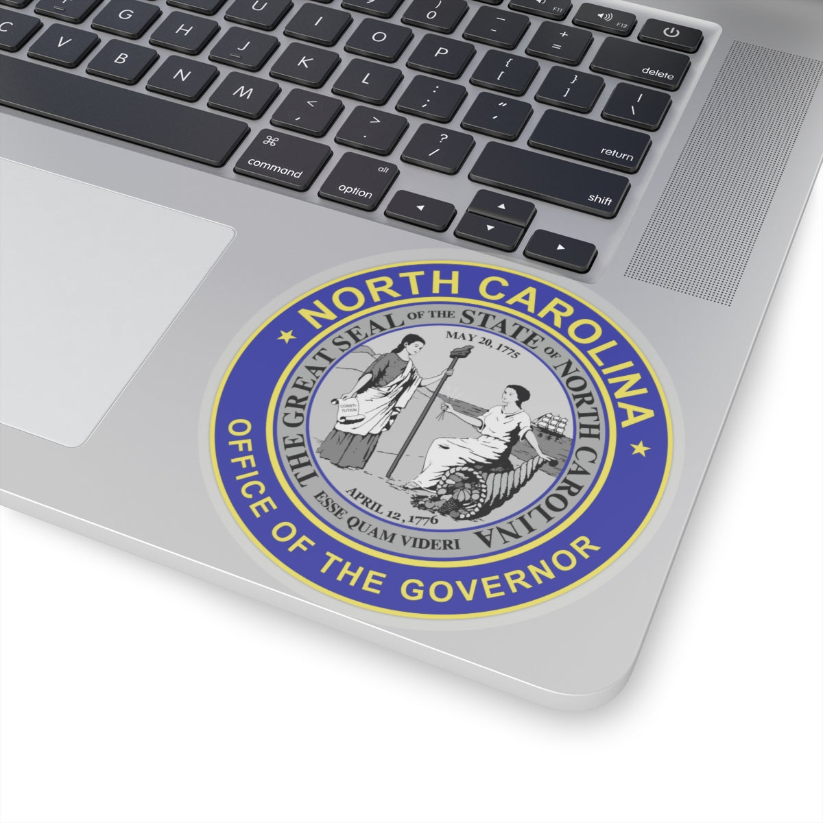 Seal of the Governor of North Carolina - STICKER Vinyl Kiss-Cut Decal