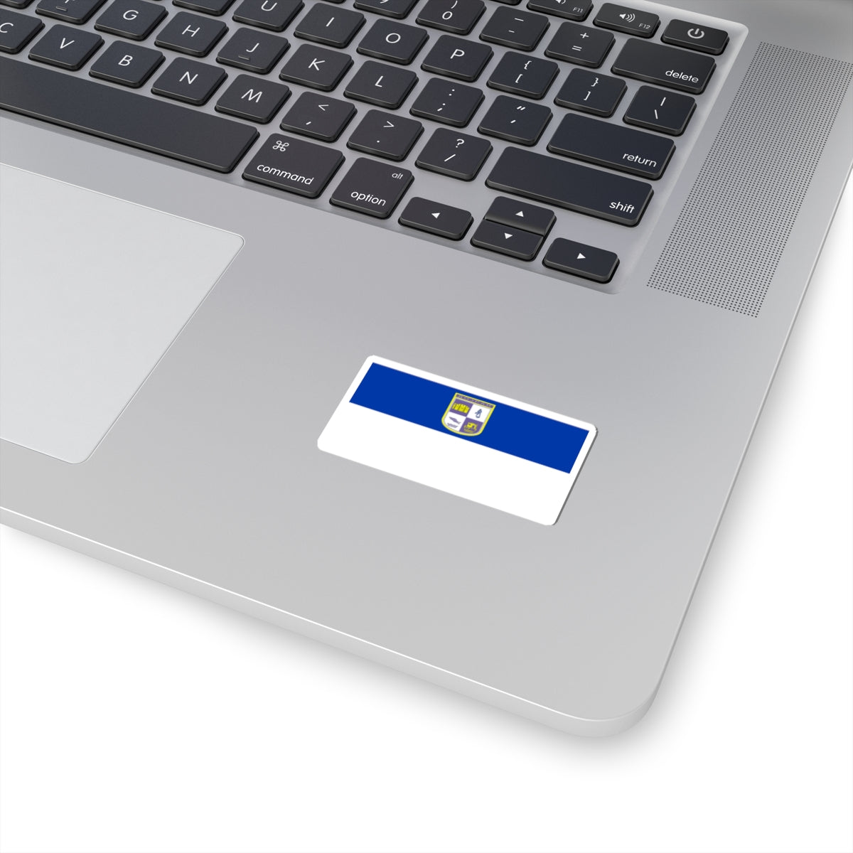 Flag of Dojran Municipality North Macedonia (North Macedonia) STICKER Vinyl Kiss-Cut Decal