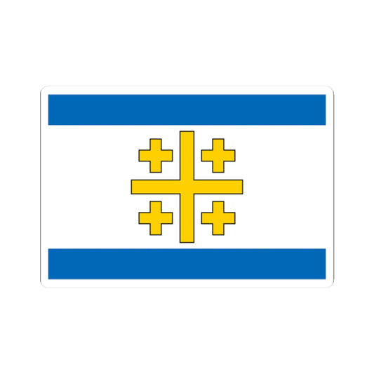 Flag of the State of Palestine Proposal 5 (Israel) STICKER Vinyl Kiss-Cut Decal