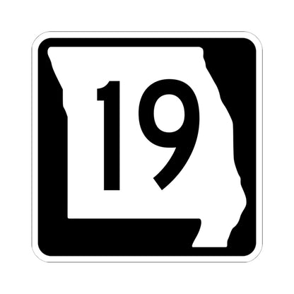 MO-19 (Missouri) (Road Sign) STICKER Vinyl Kiss-Cut Decal