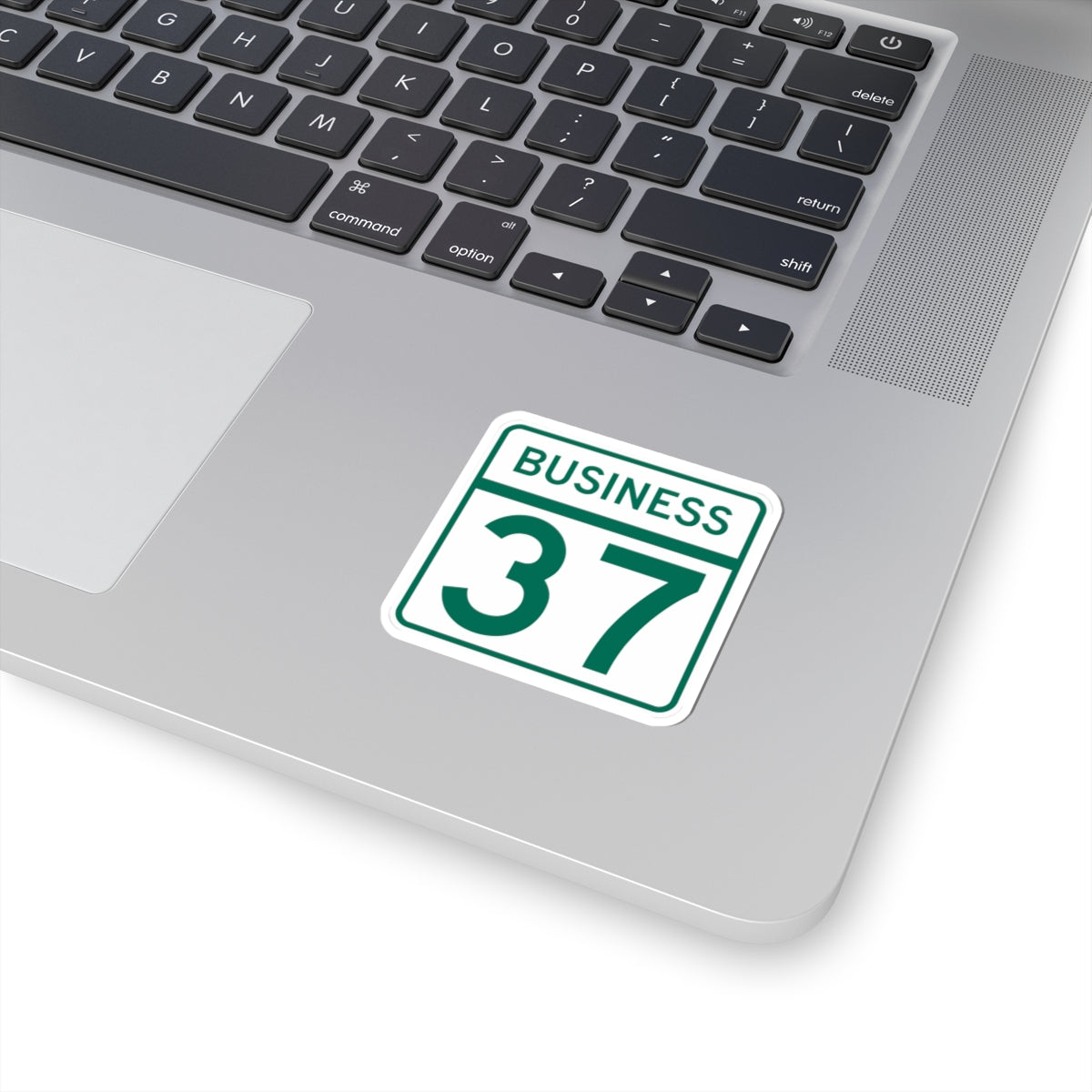 MD Route 37 Business (Maryland) (Road Sign) STICKER Vinyl Kiss-Cut Decal