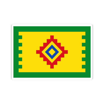 Flag of Obukhovo Moscow oblast (Russia) STICKER Vinyl Kiss-Cut Decal