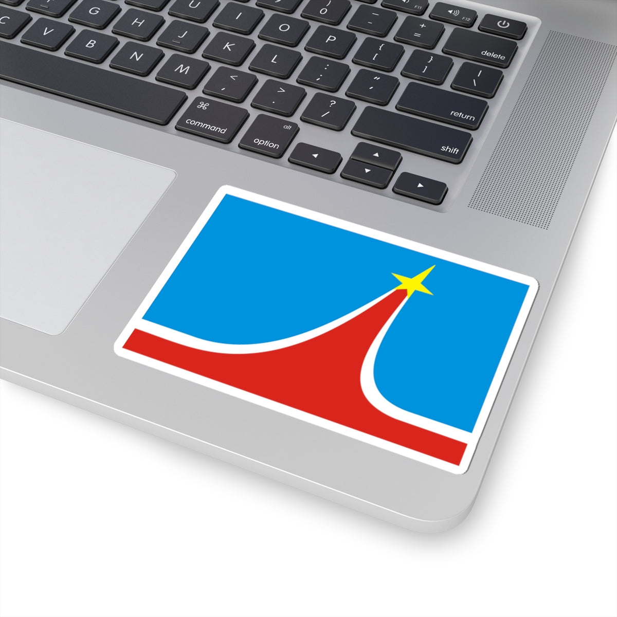 Flag of Lyubertsy Moscow oblast 2007 (Russia) STICKER Vinyl Kiss-Cut Decal