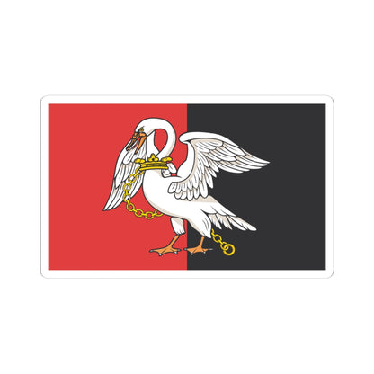 Flag of Buckinghamshire (England) STICKER Vinyl Kiss-Cut Decal