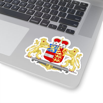 Achievement of Nassau Dillenburg Princes 1559-1739 (Netherlands) (Coat of Arms) STICKER Vinyl Kiss-Cut Decal