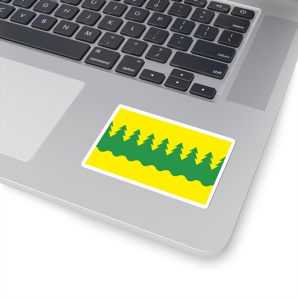 Flag of Kainuu Finland - STICKER Vinyl Kiss-Cut Decal