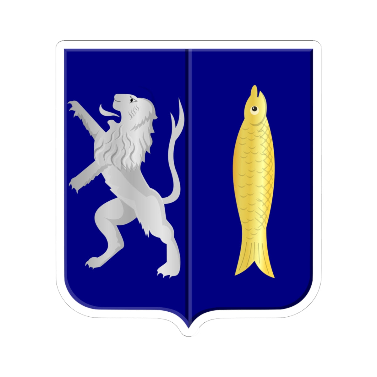 Ammerstol wapen (Netherlands) (Coat of Arms) STICKER Vinyl Kiss-Cut Decal