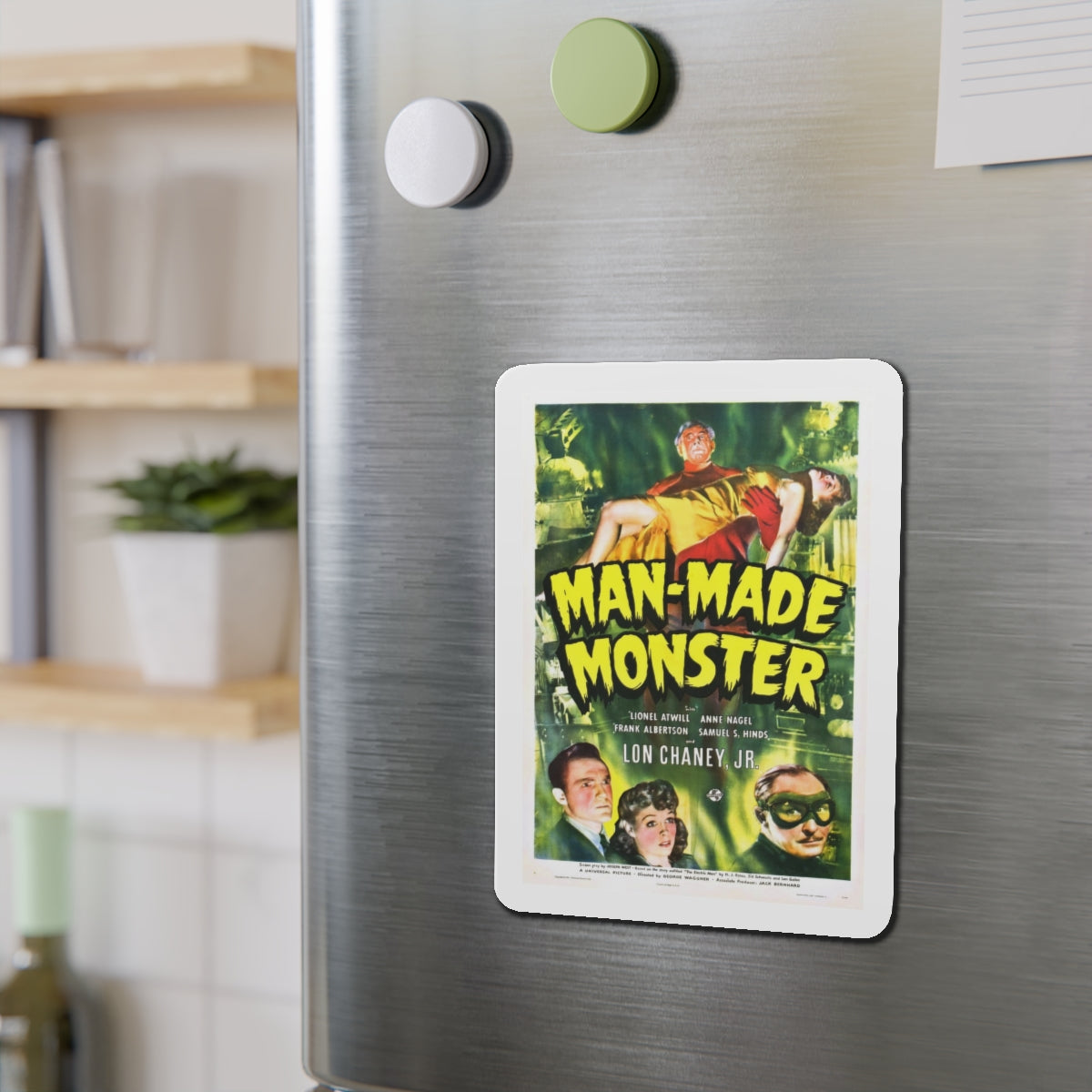 MAN-MADE MONSTER 1941 Movie Poster - Refrigerator Magnet-The Sticker Space