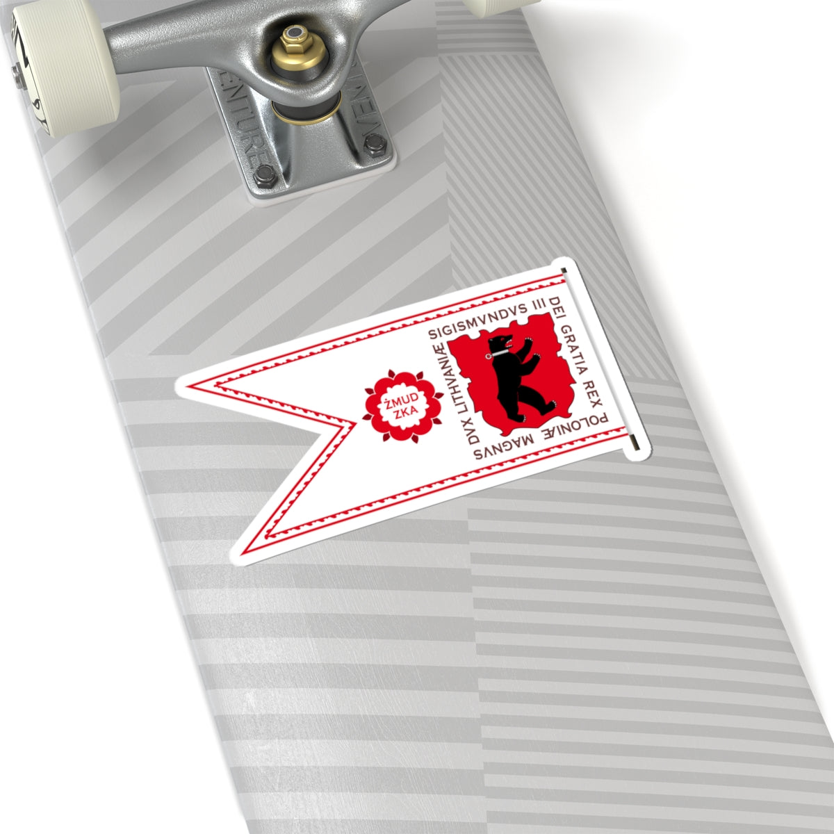 Banner of Duchy of Samogitia 1609-1618-2 (Belarus) (Coat of Arms) STICKER Vinyl Kiss-Cut Decal