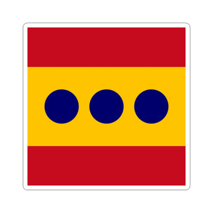 Flag of Admiral Spain (Spain) STICKER Vinyl Kiss-Cut Decal