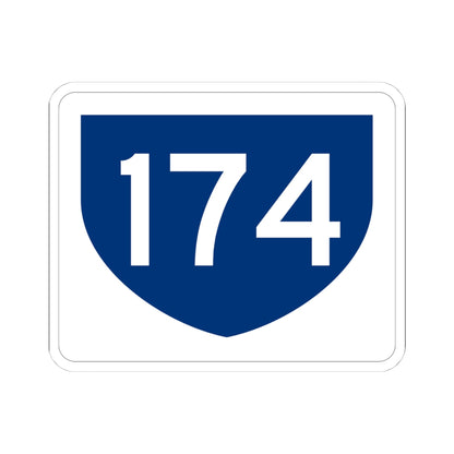PR primary 174 (Puerto Rico) (Road Sign) STICKER Vinyl Kiss-Cut Decal