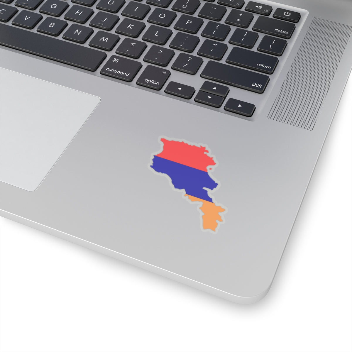 Flag map of Armenia new (Armenia) STICKER Vinyl Kiss-Cut Decal