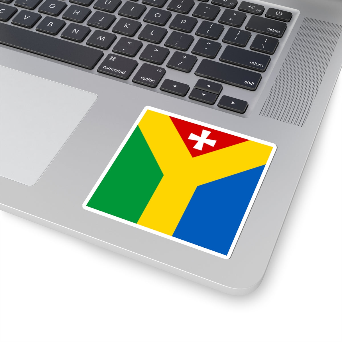Shepetivka flag (Ukraine) STICKER Vinyl Kiss-Cut Decal