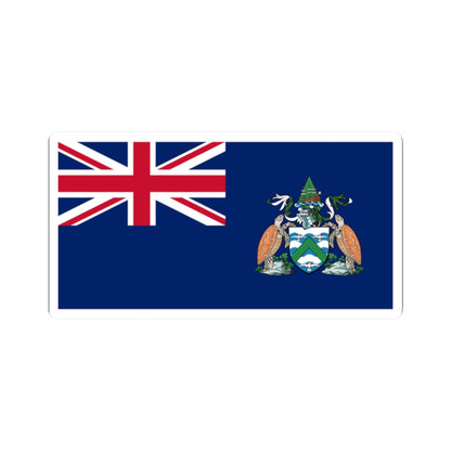 Flag of Ascension Island (United Kingdom) STICKER Vinyl Kiss-Cut Decal