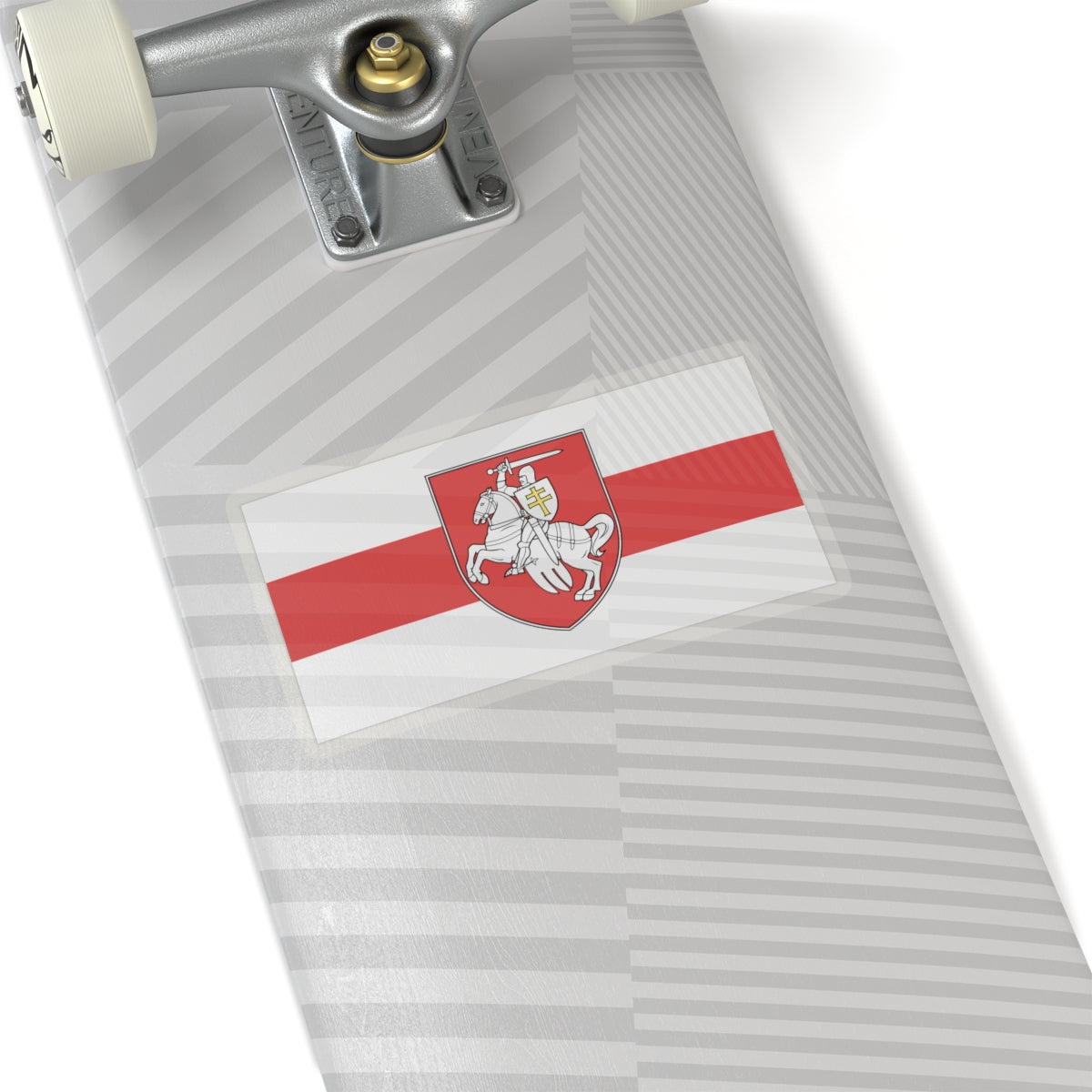 Flag of Belarus w-r-w with Arms 2020 (Belarus) STICKER Vinyl Kiss-Cut Decal