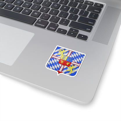 Armoiries Christophe III de Bavière roi de Danemark (Denmark) (Coat of Arms) STICKER Vinyl Kiss-Cut Decal