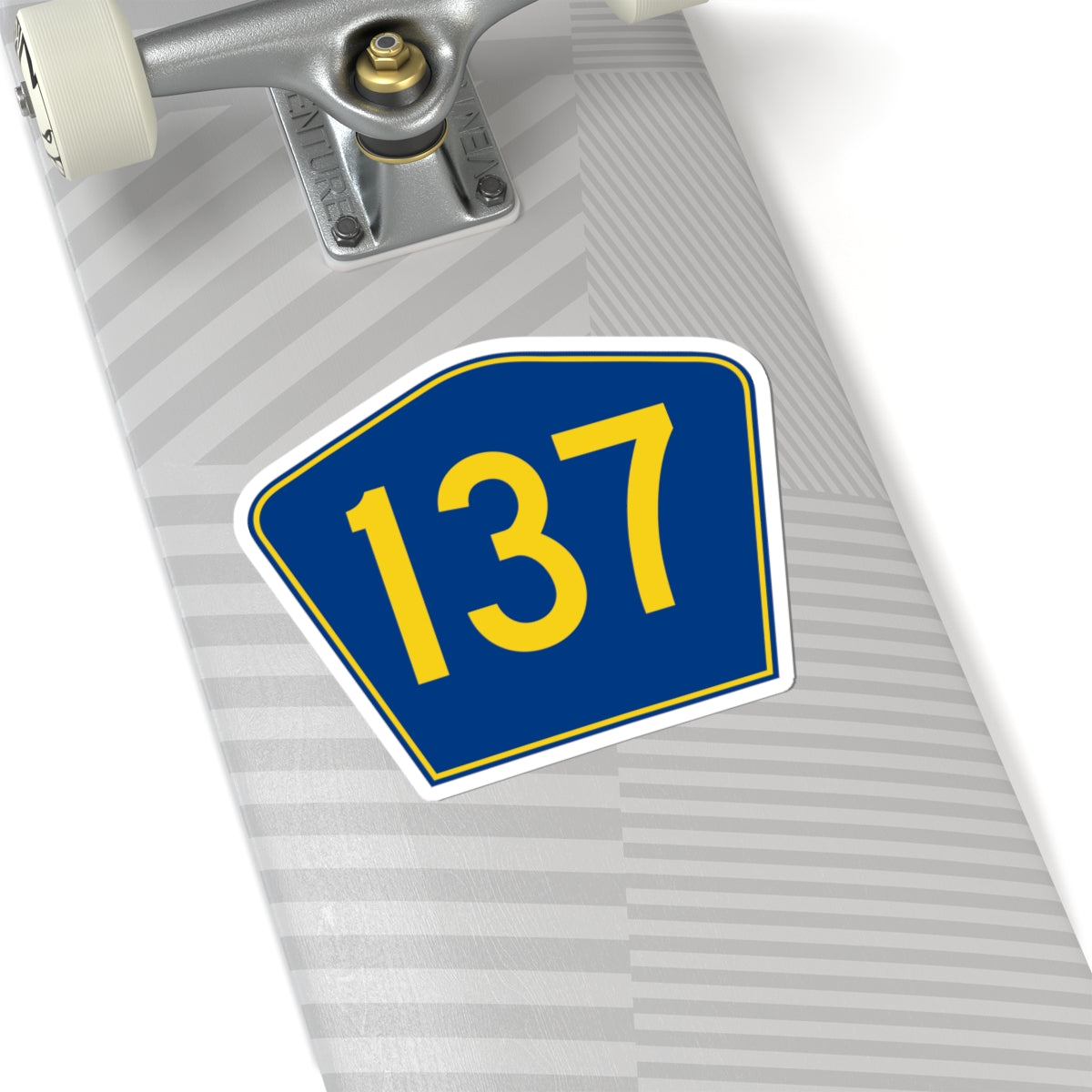 PR secondary 137 (Puerto Rico) (Road Sign) STICKER Vinyl Kiss-Cut Decal