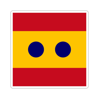 Flag of Vice Admiral Spain (Spain) STICKER Vinyl Kiss-Cut Decal