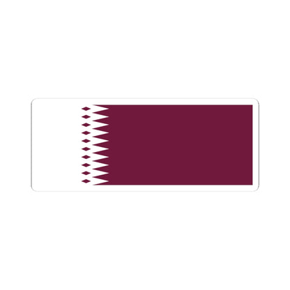 Flag of Qatar 1933-1936 (Qatar) STICKER Vinyl Kiss-Cut Decal