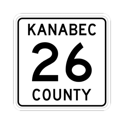 Kanabec County 26 MN (Minnesota) (Road Sign) STICKER Vinyl Kiss-Cut Decal