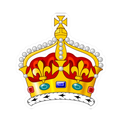 2022 pattern Queen Consorts Crown United Kingdom 2D (United Kingdom) (Coat of Arms) STICKER Vinyl Kiss-Cut Decal