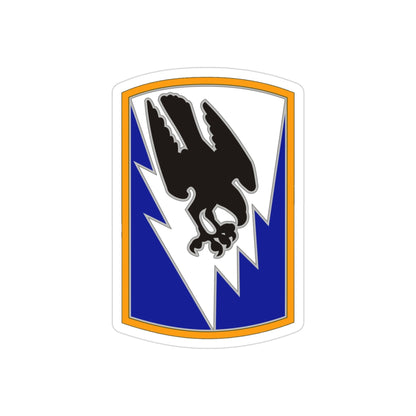 66th Aviation Command (U.S. Army) REVERSE PRINT Transparent STICKER-3" × 3"-The Sticker Space