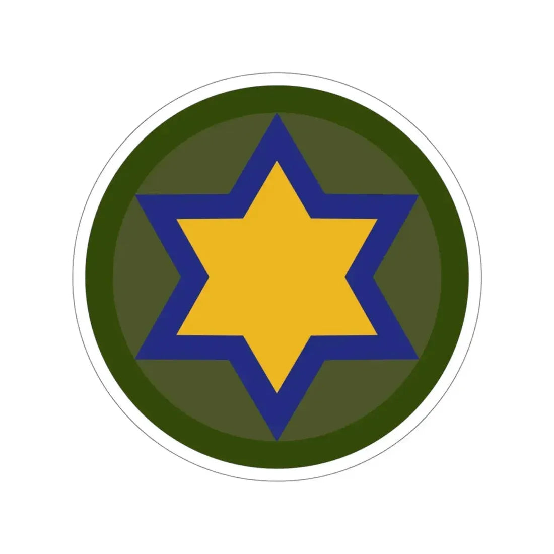 66th Cavalry Division (U.S. Army) STICKER Vinyl Die-Cut Decal 4 Inch - The Sticker Space