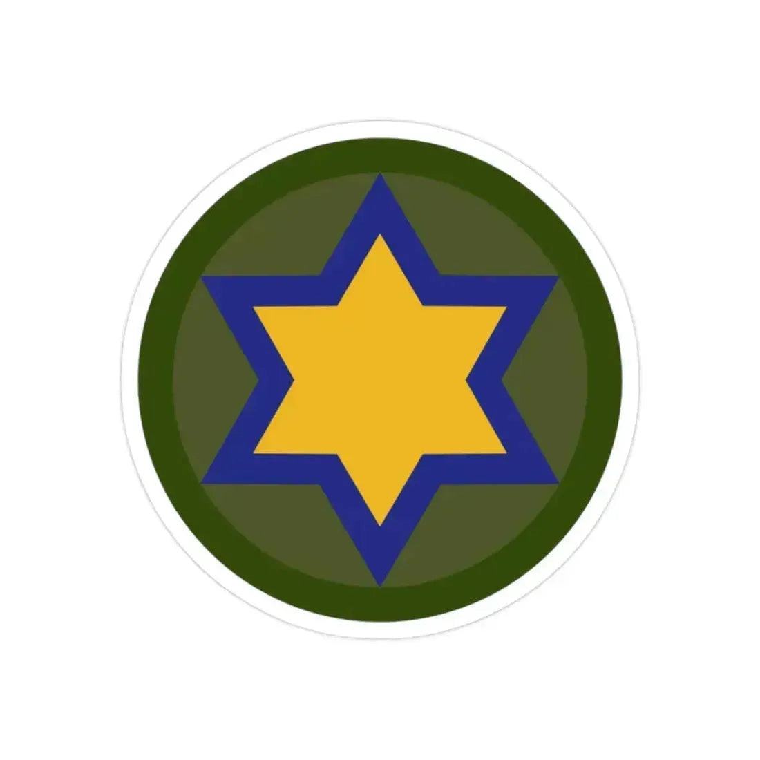 66th Cavalry Division (U.S. Army) Transparent STICKER Die-Cut Vinyl Decal 2 Inch - The Sticker Space