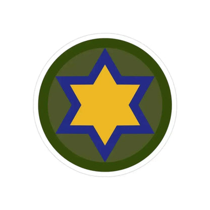 66th Cavalry Division (U.S. Army) Transparent STICKER Die-Cut Vinyl Decal 2 Inch - The Sticker Space