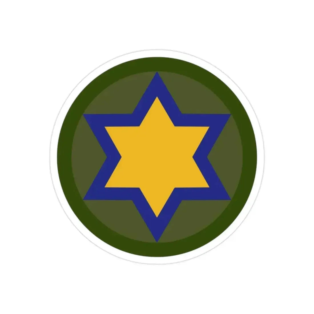 66th Cavalry Division (U.S. Army) Transparent STICKER Die-Cut Vinyl Decal 2 Inch - The Sticker Space