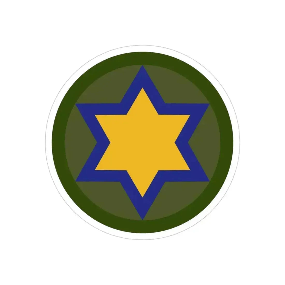 66th Cavalry Division (U.S. Army) Transparent STICKER Die-Cut Vinyl Decal 3 Inch - The Sticker Space