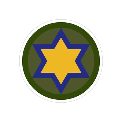 66th Cavalry Division (U.S. Army) Transparent STICKER Die-Cut Vinyl Decal 3 Inch - The Sticker Space