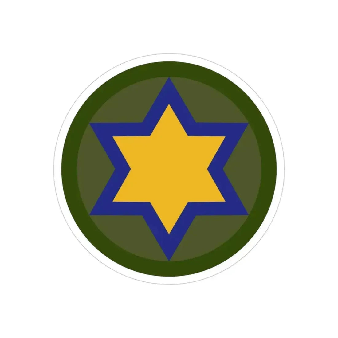 66th Cavalry Division (U.S. Army) Transparent STICKER Die-Cut Vinyl Decal 3 Inch - The Sticker Space