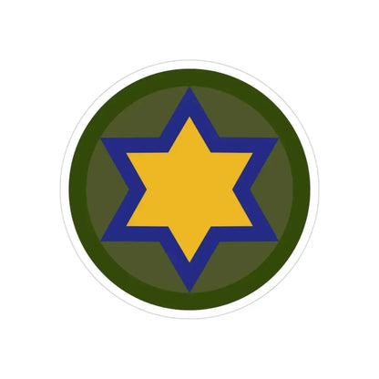 66th Cavalry Division (U.S. Army) Transparent STICKER Die-Cut Vinyl Decal 3 Inch - The Sticker Space