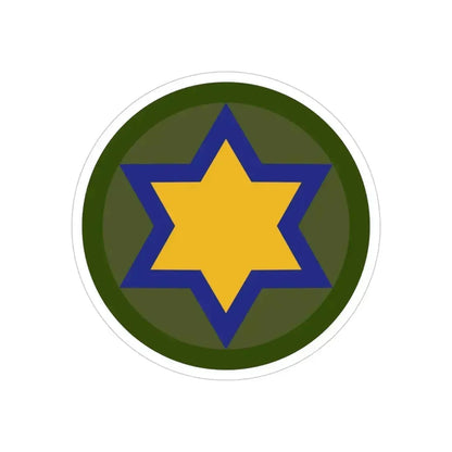 66th Cavalry Division (U.S. Army) Transparent STICKER Die-Cut Vinyl Decal 4 Inch - The Sticker Space