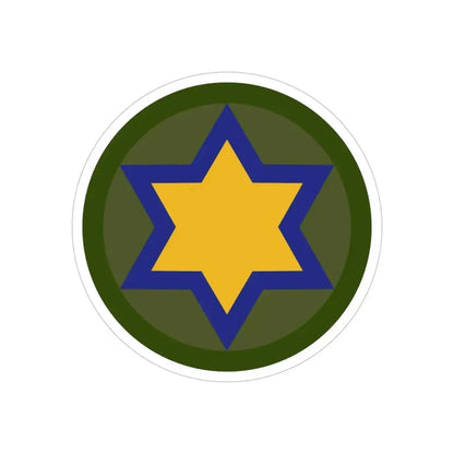 66th Cavalry Division (U.S. Army) Transparent STICKER Die-Cut Vinyl Decal 4 Inch - The Sticker Space