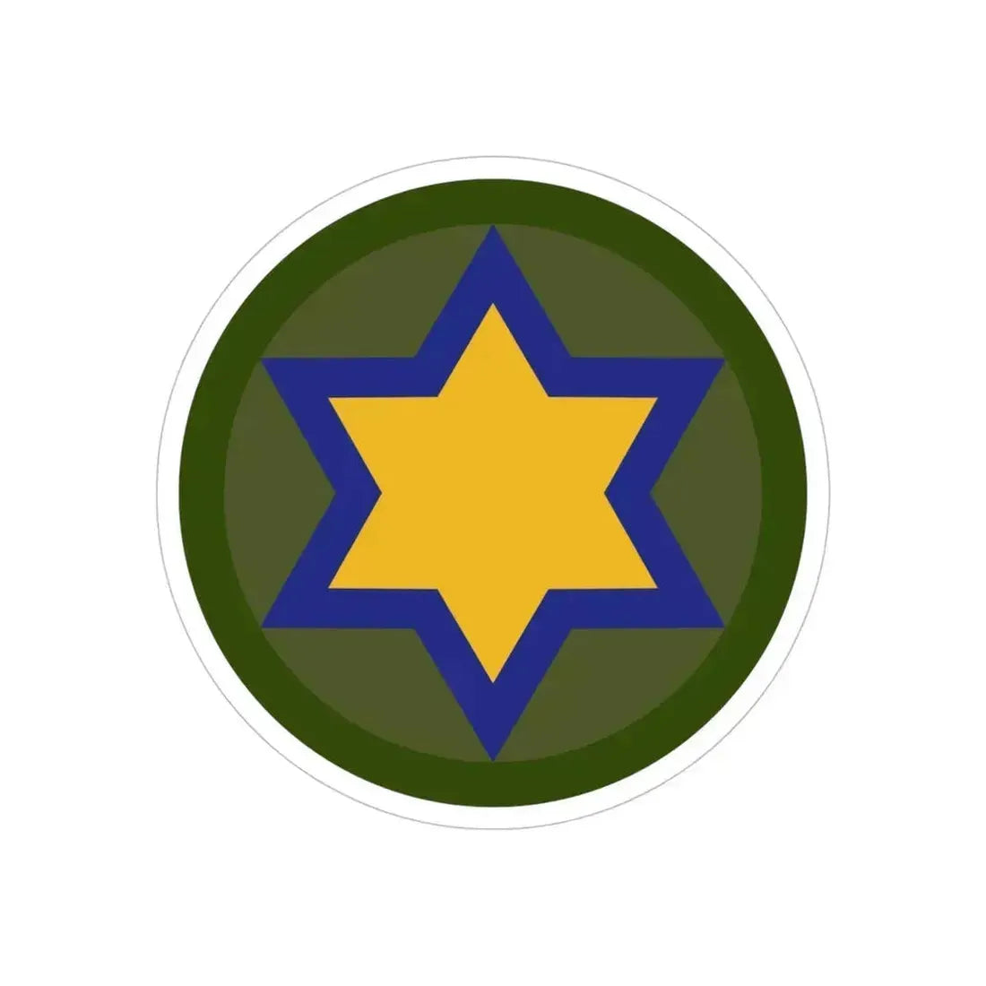 66th Cavalry Division (U.S. Army) Transparent STICKER Die-Cut Vinyl Decal 5 Inch - The Sticker Space