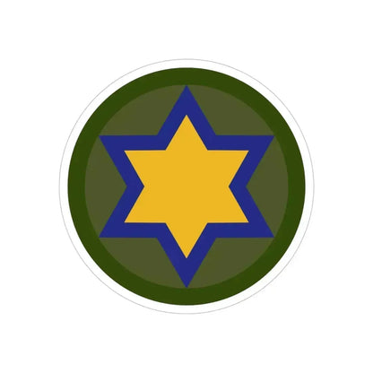 66th Cavalry Division (U.S. Army) Transparent STICKER Die-Cut Vinyl Decal 5 Inch - The Sticker Space