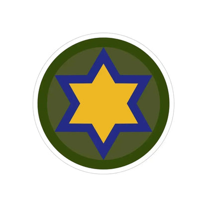 66th Cavalry Division (U.S. Army) Transparent STICKER Die-Cut Vinyl Decal 5 Inch - The Sticker Space