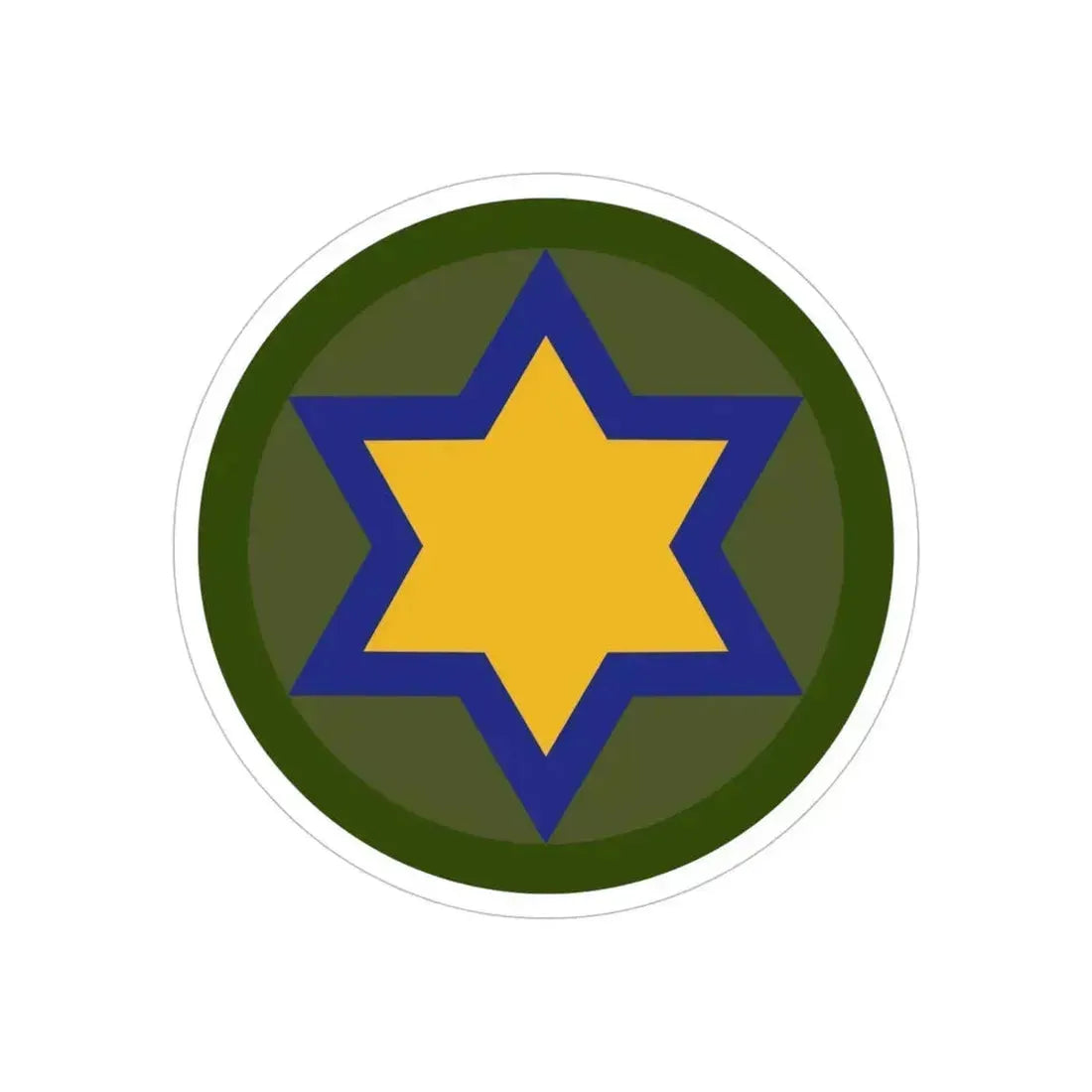 66th Cavalry Division (U.S. Army) Transparent STICKER Die-Cut Vinyl Decal 6 Inch - The Sticker Space