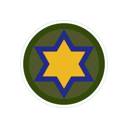 66th Cavalry Division (U.S. Army) Transparent STICKER Die-Cut Vinyl Decal 6 Inch - The Sticker Space