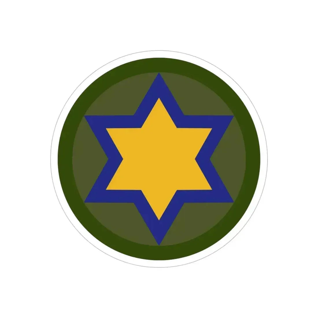 66th Cavalry Division (U.S. Army) Transparent STICKER Die-Cut Vinyl Decal 6 Inch - The Sticker Space