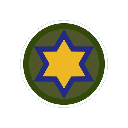 66th Cavalry Division (U.S. Army) Transparent STICKER Die-Cut Vinyl Decal 6 Inch - The Sticker Space