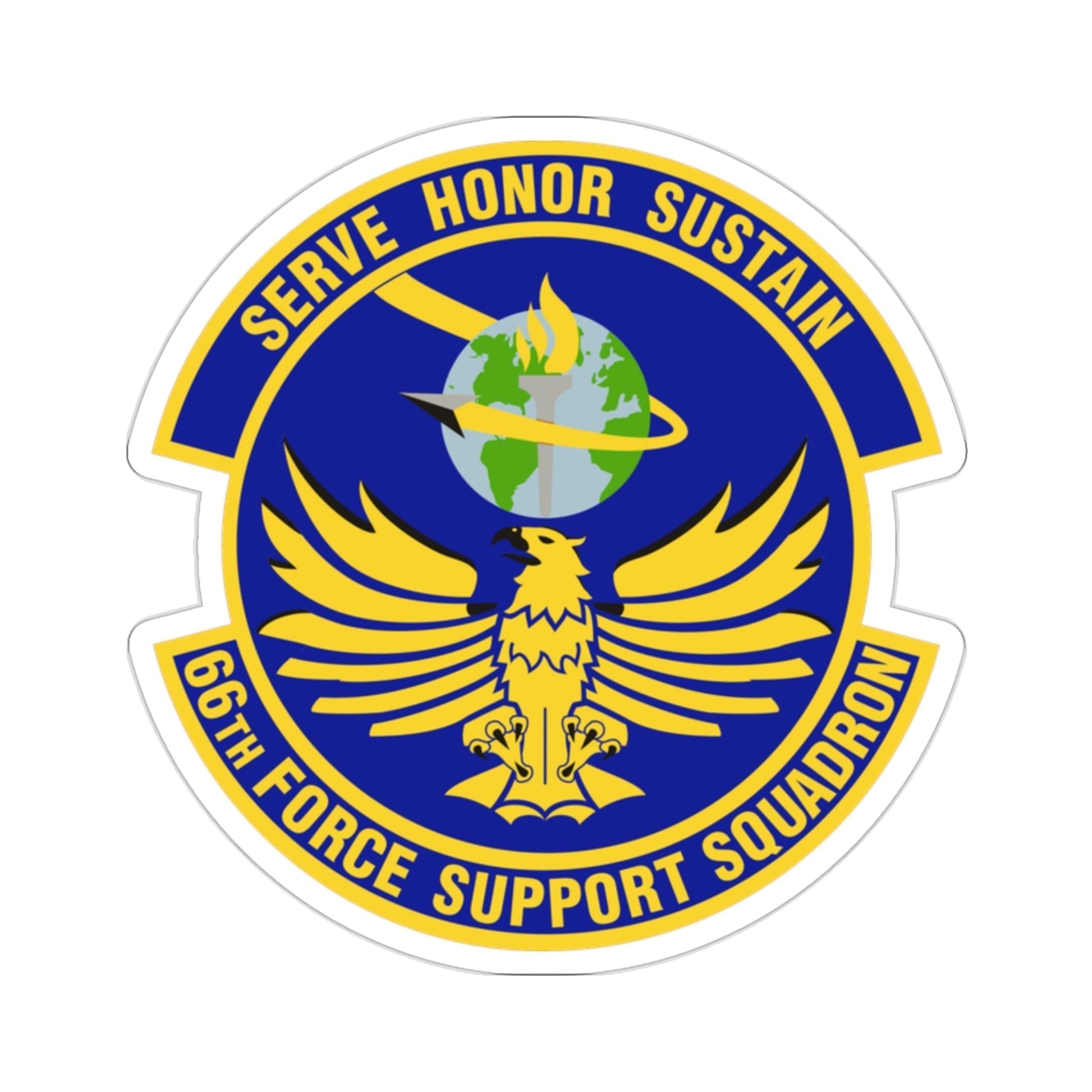 66th Force Support Squadron (U.S. Air Force) STICKER Vinyl Die-Cut Decal-2 Inch-The Sticker Space