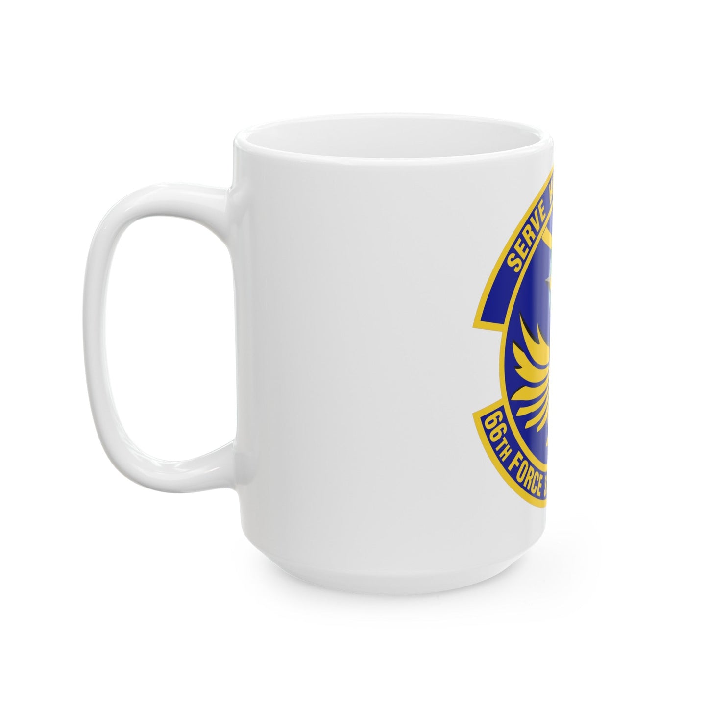 66th Force Support Squadron (U.S. Air Force) White Coffee Mug-The Sticker Space