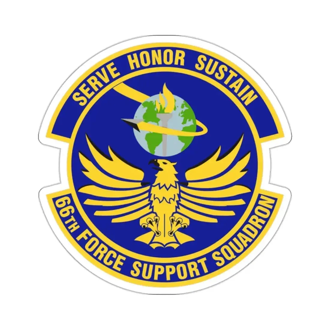 66th Force Support Squadron (U.S. Air Force) STICKER Vinyl Kiss-Cut Decal - The Sticker Space