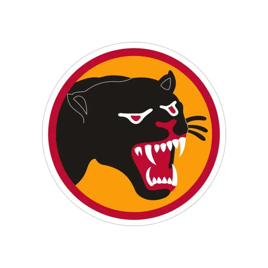 66TH INFANTRY DIVISION (U.S. Army) REVERSE PRINT Transparent Die-Cut STICKER 6 Inch Die-Cut Transparent - The Sticker Space