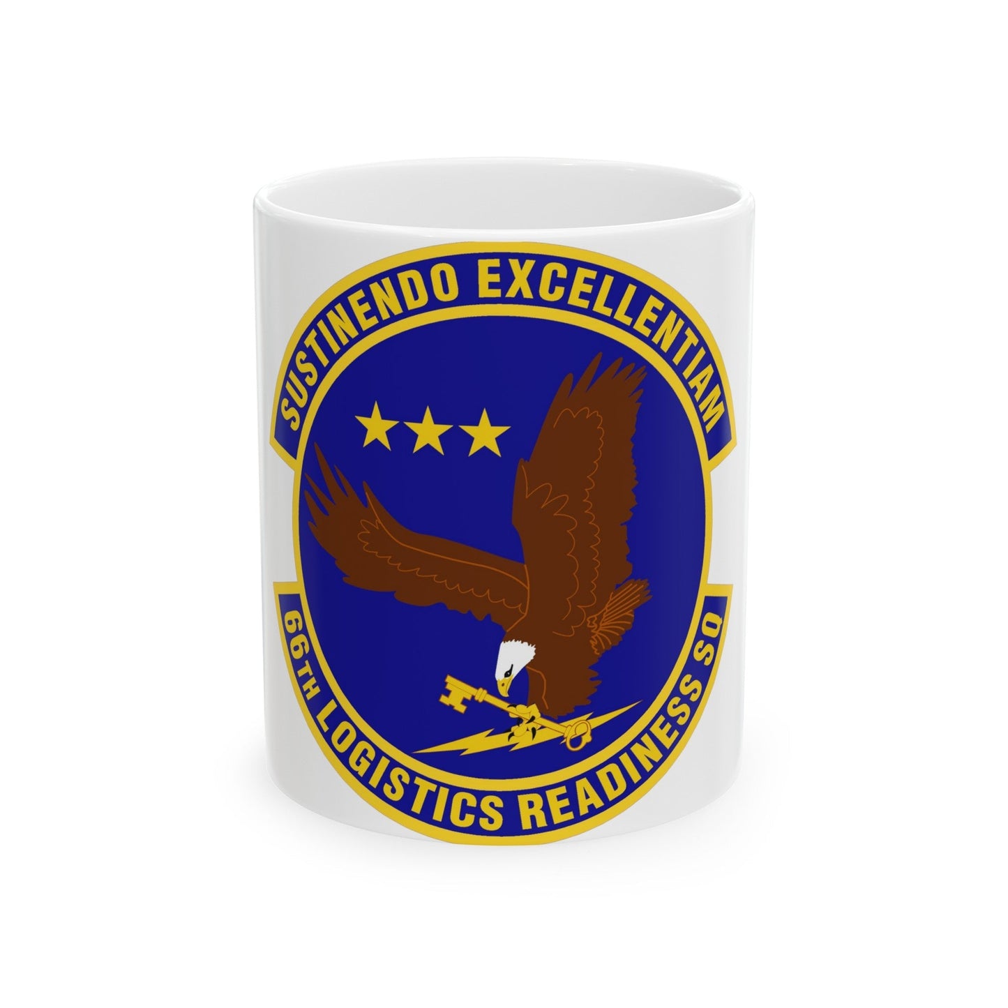 66th Logistics Readiness Squadron (U.S. Air Force) White Coffee Mug-11oz-The Sticker Space