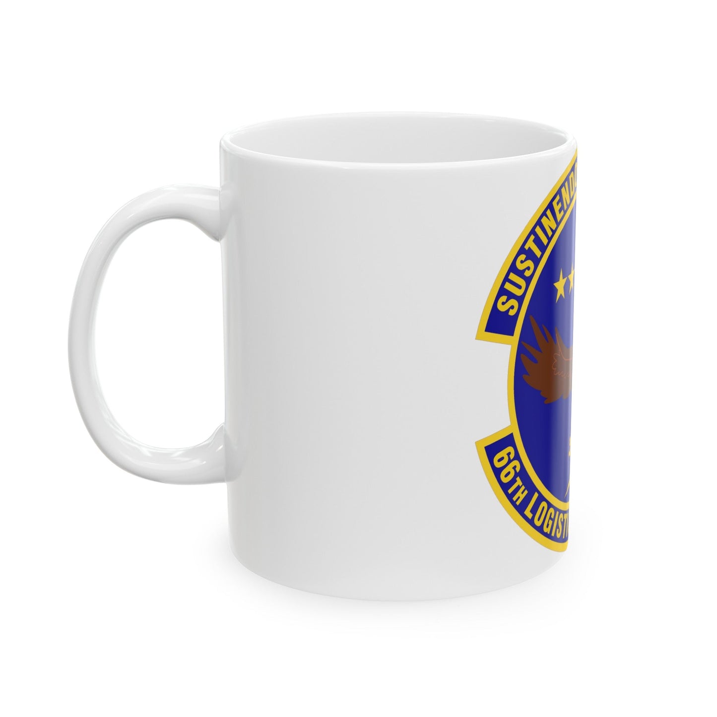 66th Logistics Readiness Squadron (U.S. Air Force) White Coffee Mug-The Sticker Space