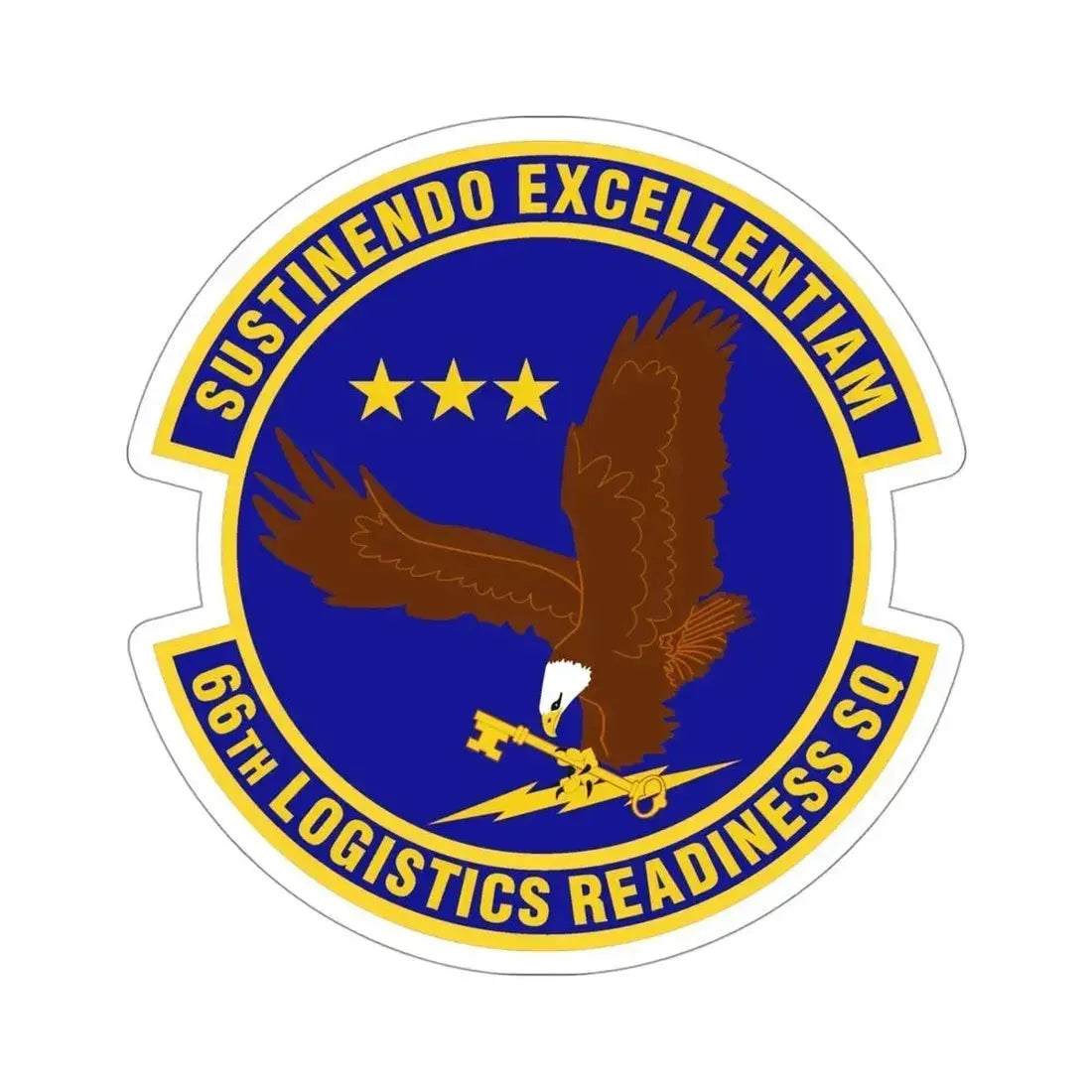 66th Logistics Readiness Squadron (U.S. Air Force) STICKER Vinyl Die-Cut Decal 4 Inch - The Sticker Space